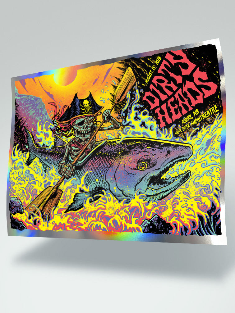 DIRTY HEADS AUBURN RED AP RAINBOW FOIL