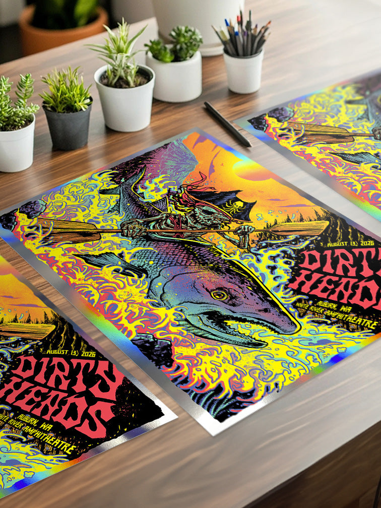 DIRTY HEADS AUBURN RED AP RAINBOW FOIL