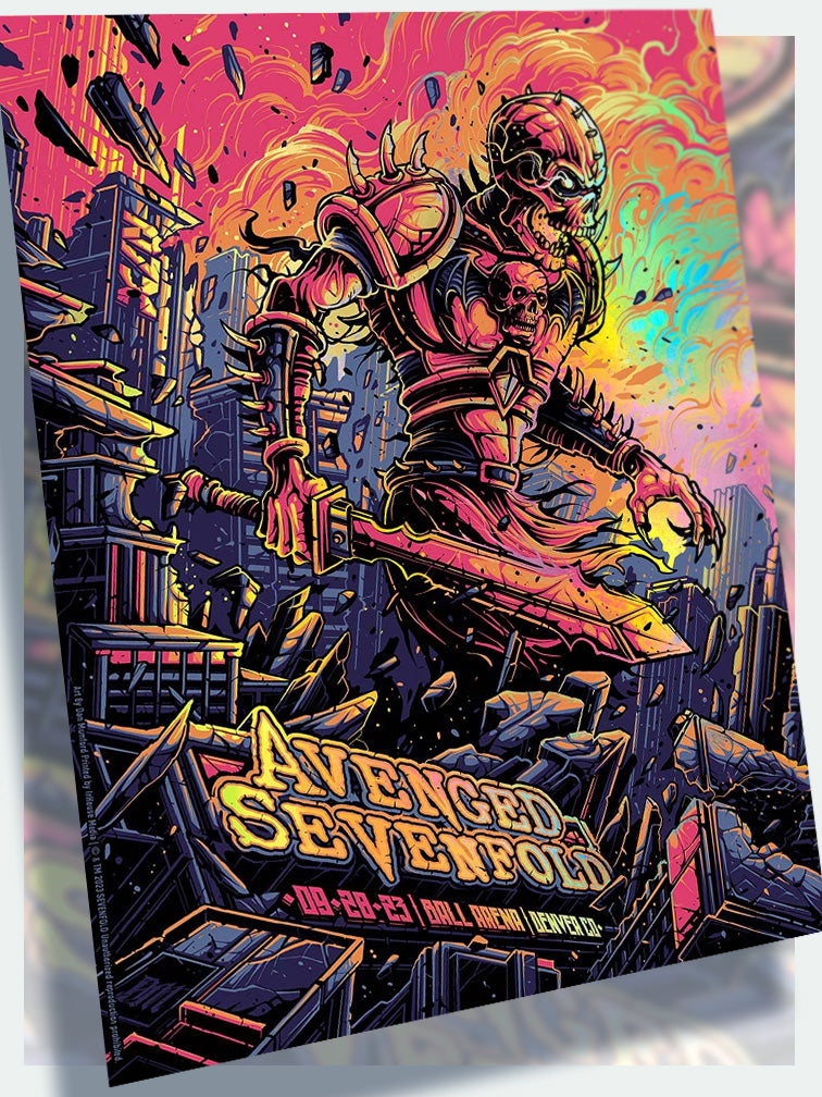 AVENGED SEVENFOLD DENVER VARIANT RAINBOW FOIL AP