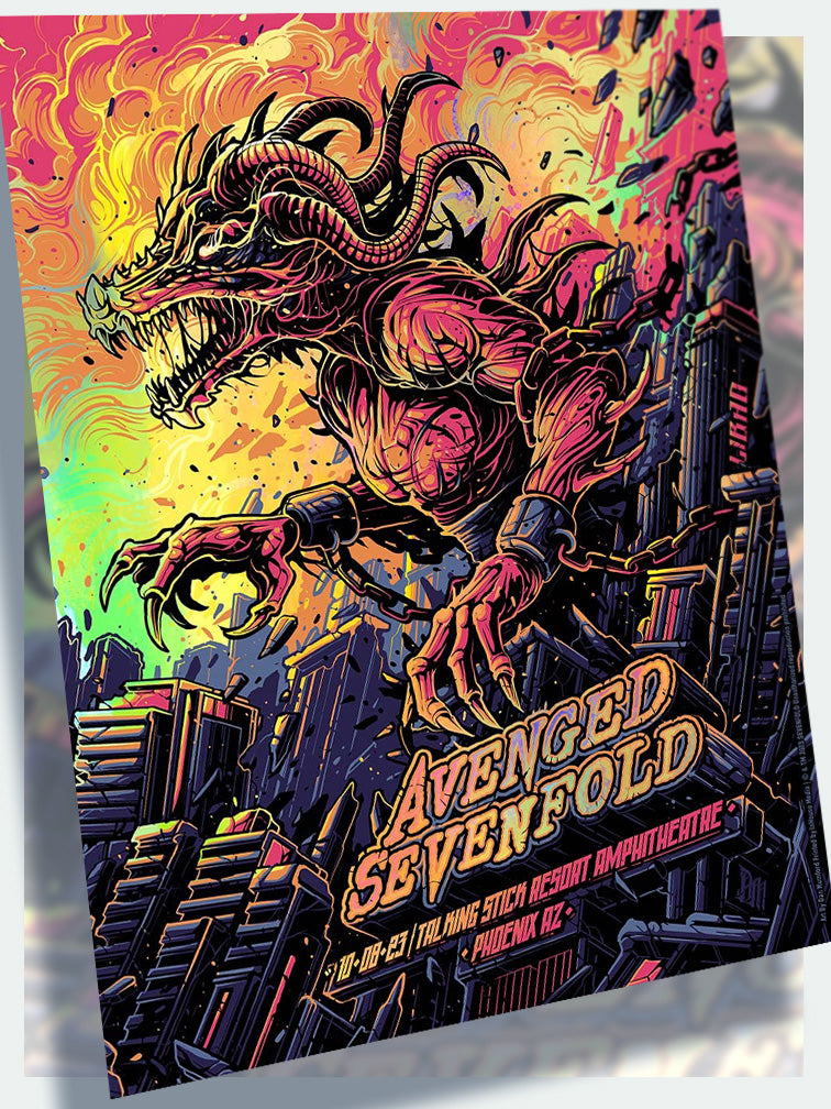 AVENGED SEVENFOLD PHOENIX VARIANT RAINBOW FOIL AP
