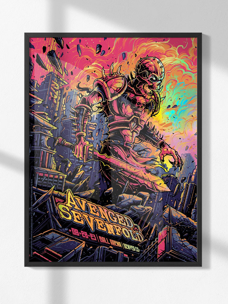 AVENGED SEVENFOLD DENVER VARIANT RAINBOW FOIL AP