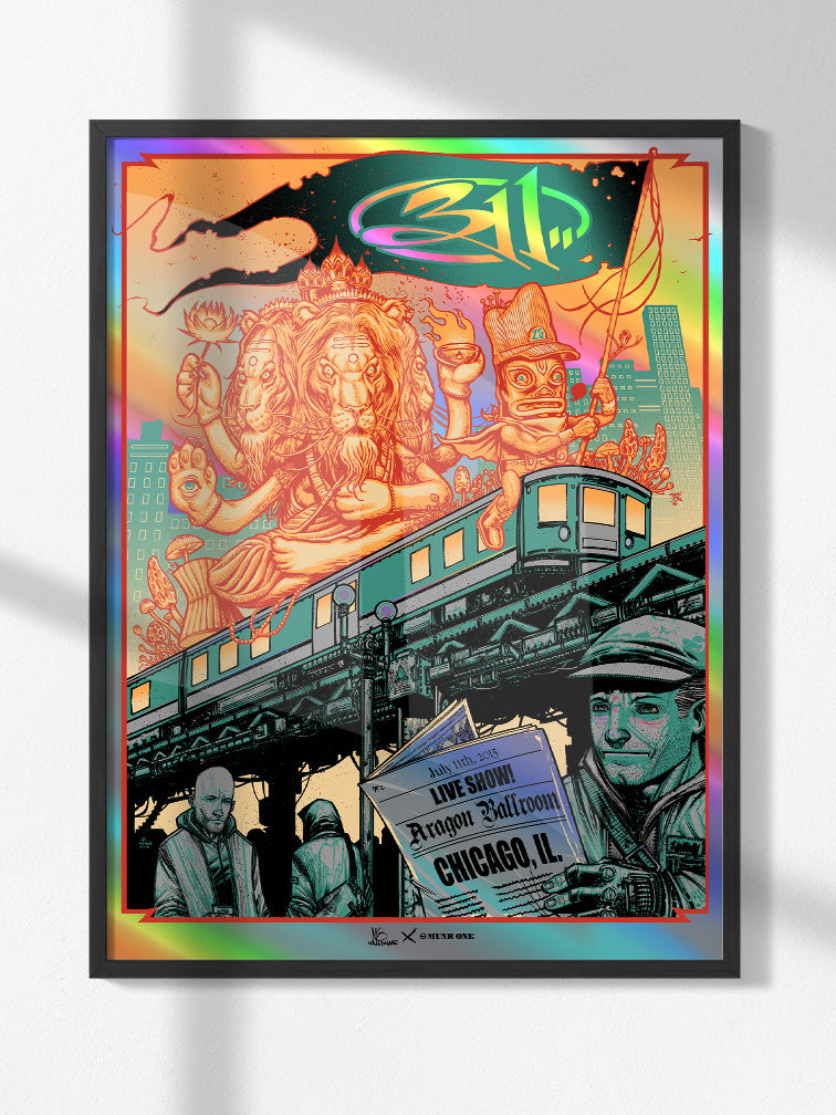 311 Chicago '15 Rainbow Foil