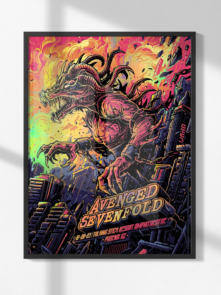 AVENGED SEVENFOLD PHOENIX VARIANT RAINBOW FOIL AP