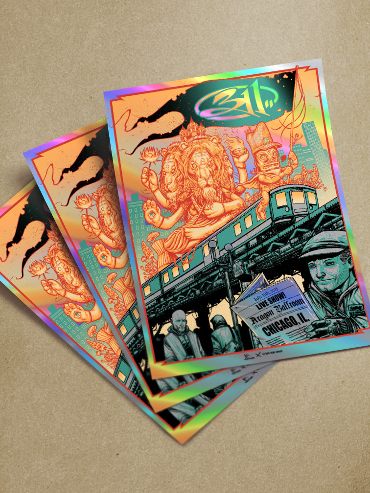 311 Chicago '15 Rainbow Foil