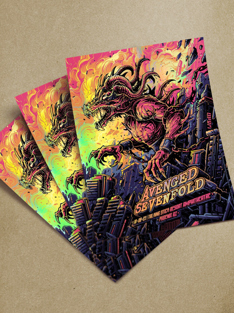 AVENGED SEVENFOLD PHOENIX VARIANT RAINBOW FOIL AP