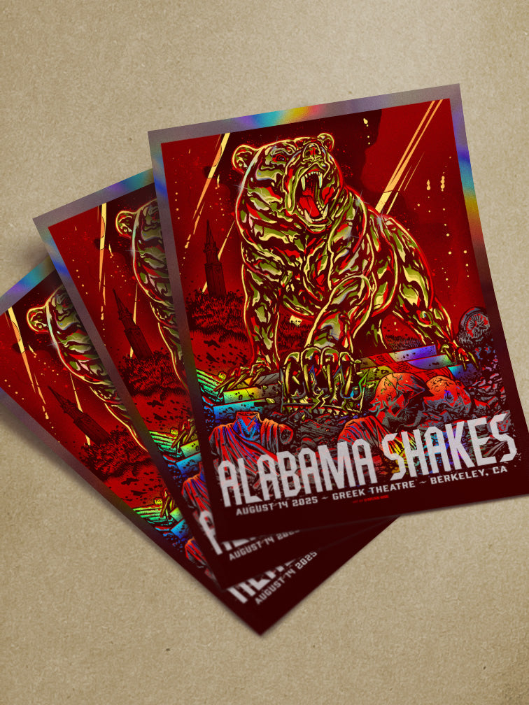 ALABAMA SHAKES BERKELEY AP RAINBOW FOIL