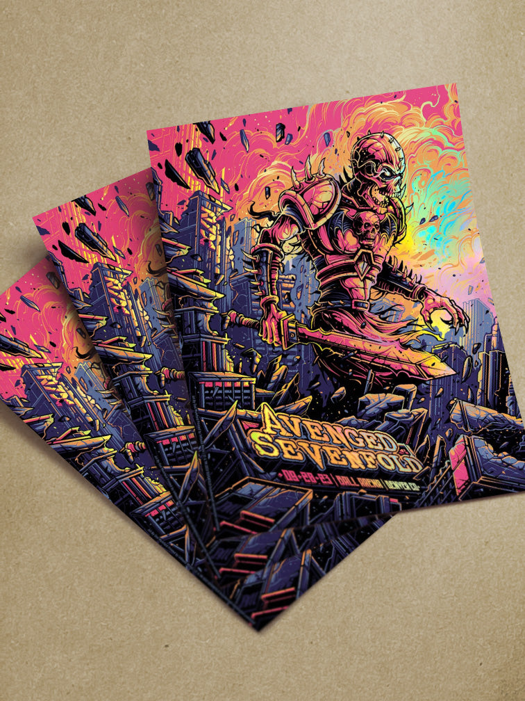 AVENGED SEVENFOLD DENVER VARIANT RAINBOW FOIL AP