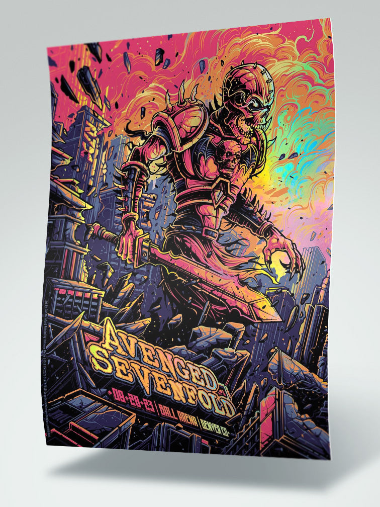 AVENGED SEVENFOLD DENVER VARIANT RAINBOW FOIL AP
