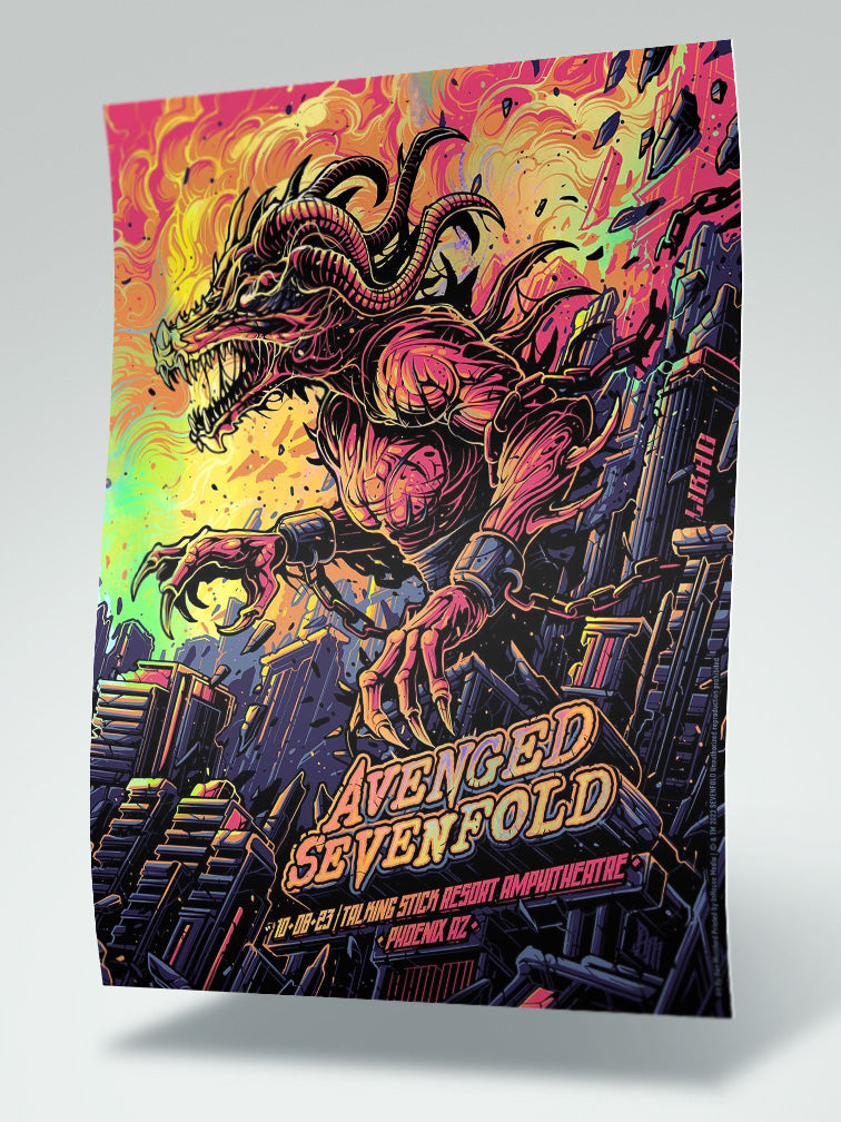 AVENGED SEVENFOLD PHOENIX VARIANT RAINBOW FOIL AP