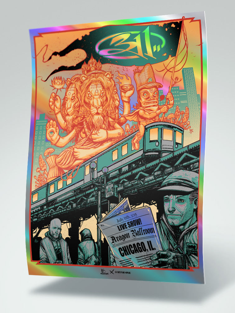 311 Chicago '15 Rainbow Foil