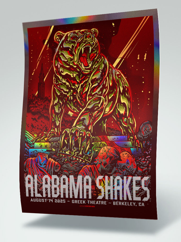 ALABAMA SHAKES BERKELEY AP RAINBOW FOIL
