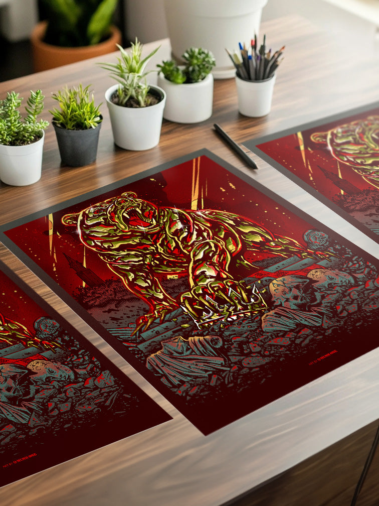 THE GOLDEN BEAR | ART PRINT