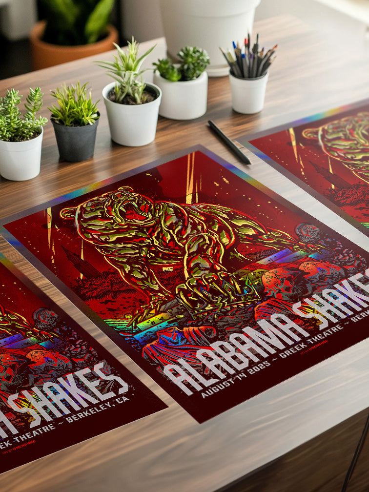 ALABAMA SHAKES BERKELEY AP RAINBOW FOIL