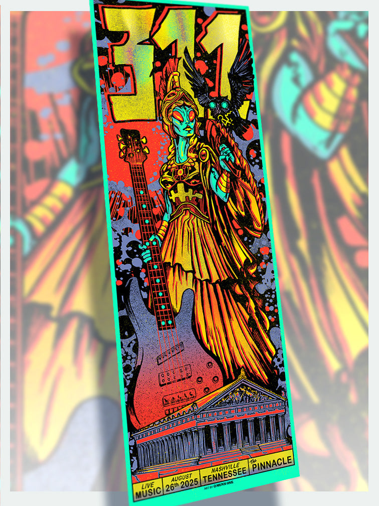 311 NASHVILLE AP VARIANT GLOW IN THE DARK RAINBOW FOIL