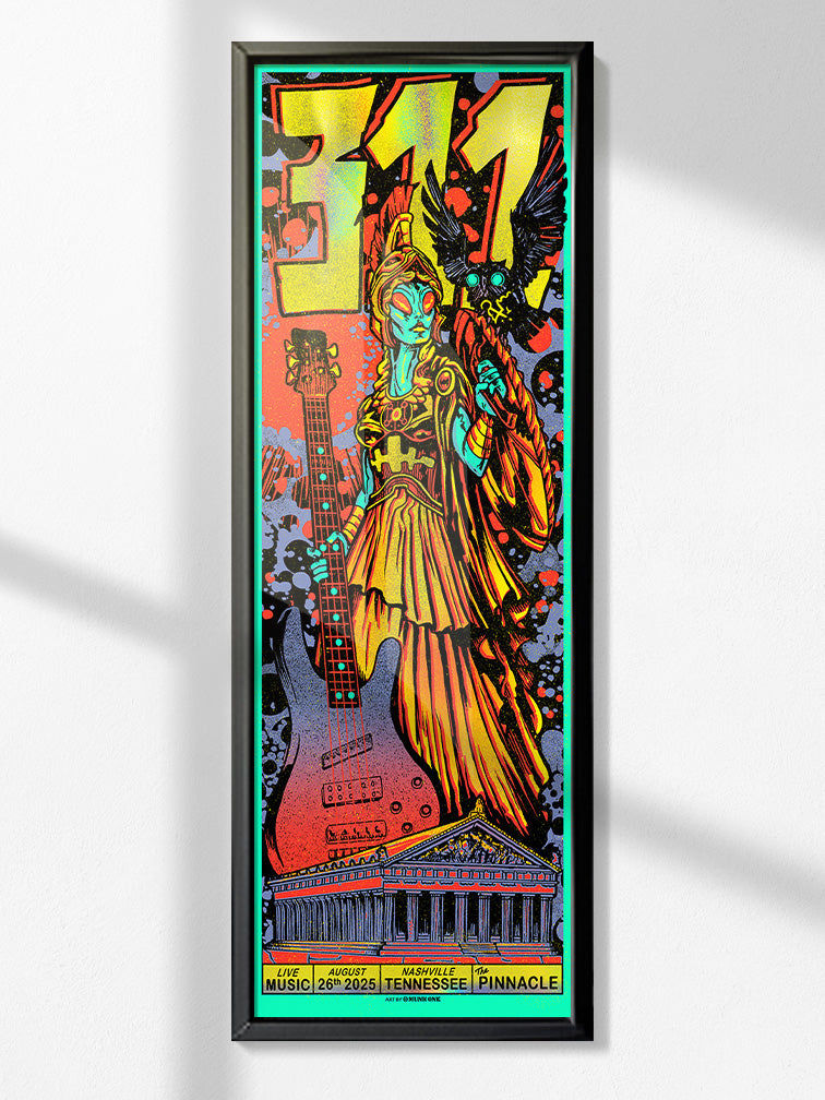 311 NASHVILLE AP VARIANT GLOW IN THE DARK RAINBOW FOIL