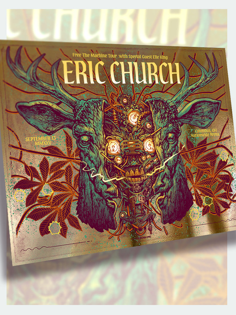 ERIC CHURCH COLUMBUS VARIANT AP GOLD FOIL