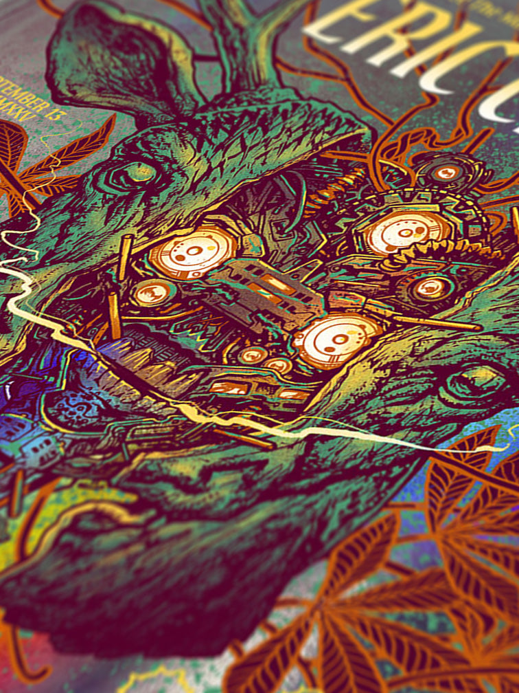 ERIC CHURCH COLUMBUS VARIANT AP RAINBOW FOIL