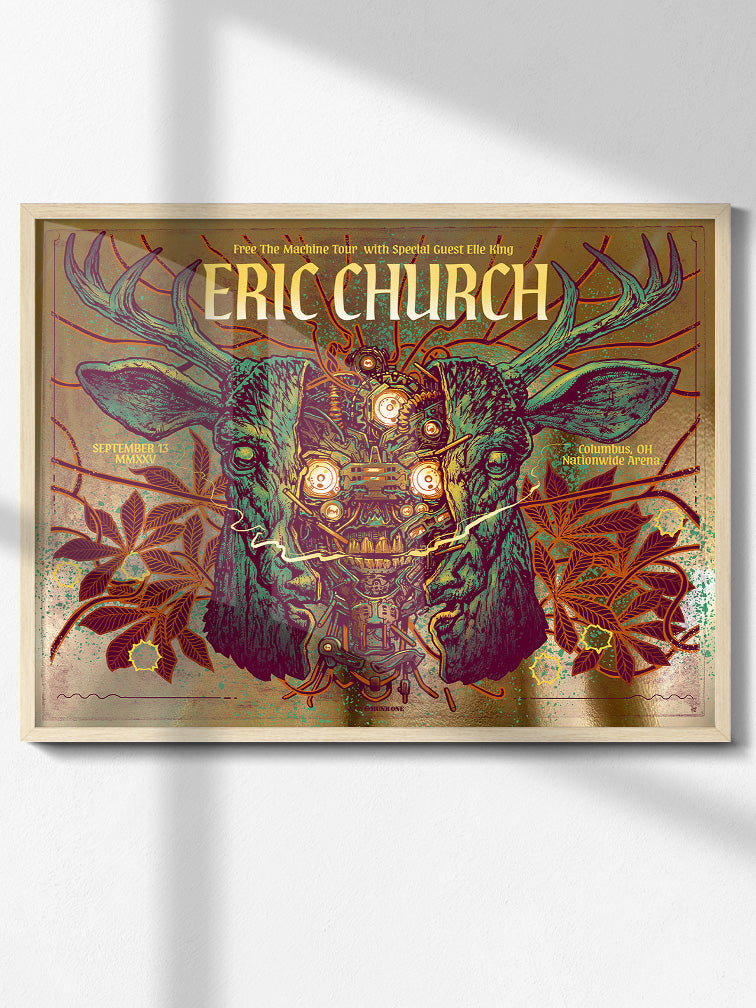 ERIC CHURCH COLUMBUS VARIANT AP GOLD FOIL