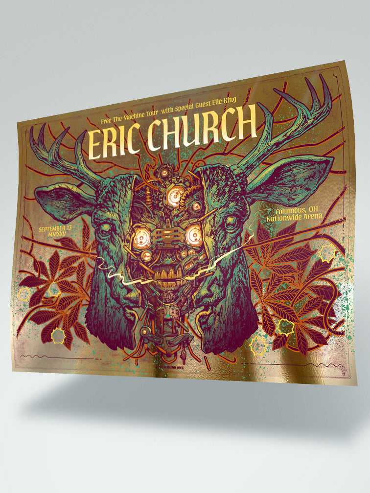 ERIC CHURCH COLUMBUS VARIANT AP GOLD FOIL