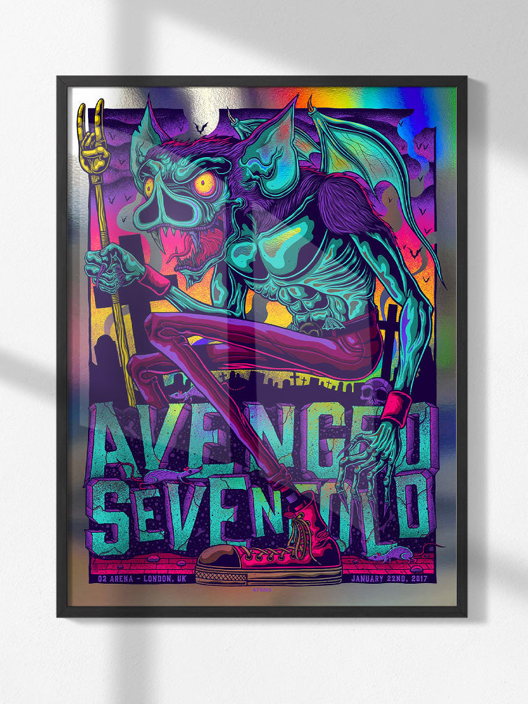 Avenged Sevenfold 2017 LONDON N2 FOIL