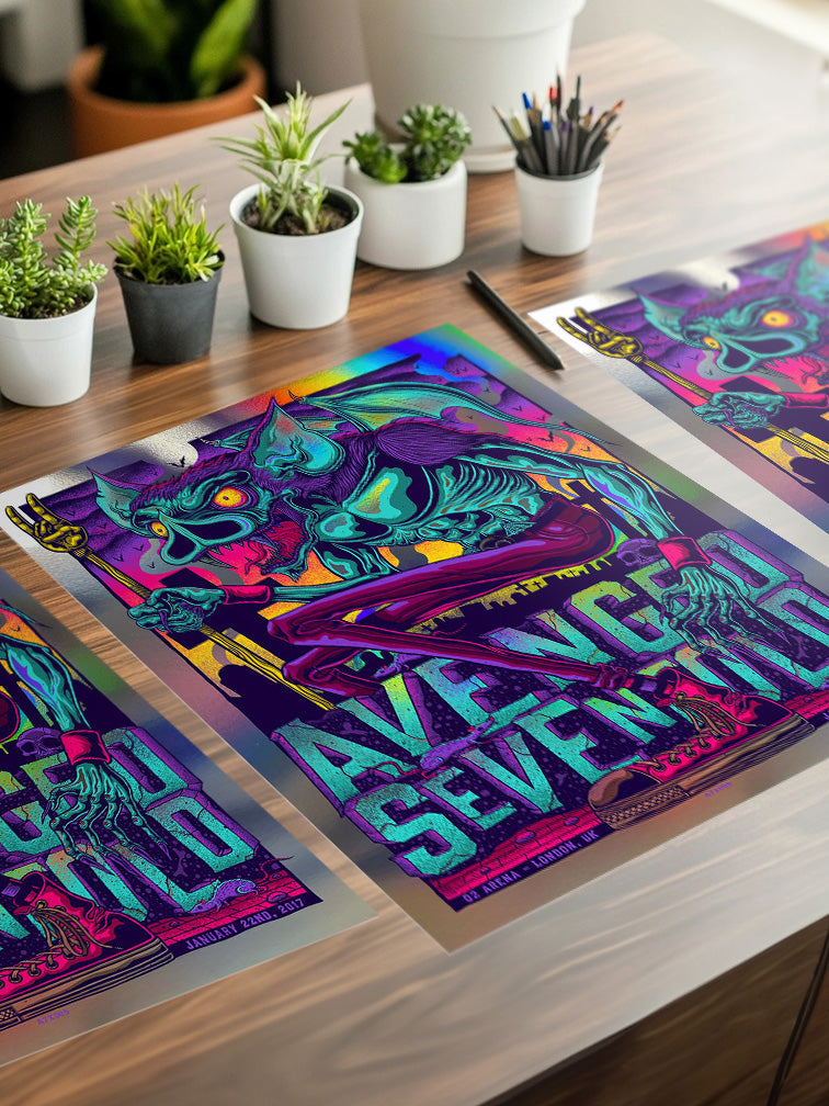 Avenged Sevenfold 2017 LONDON N2 FOIL