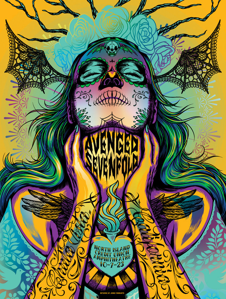 AVENGED SEVENFOLD CHULA VISTA VARIANT RAINBOW FOIL AP