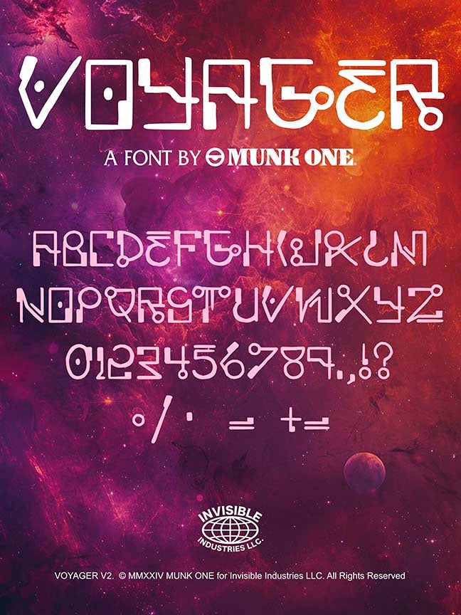 Voyager-Reg Font