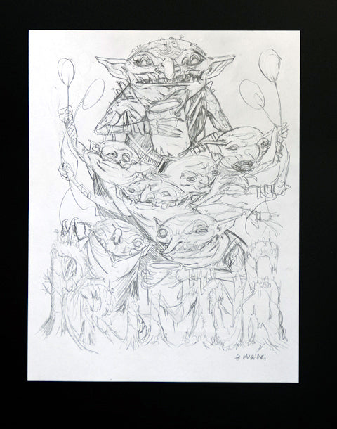 Goblins Poster Pencils