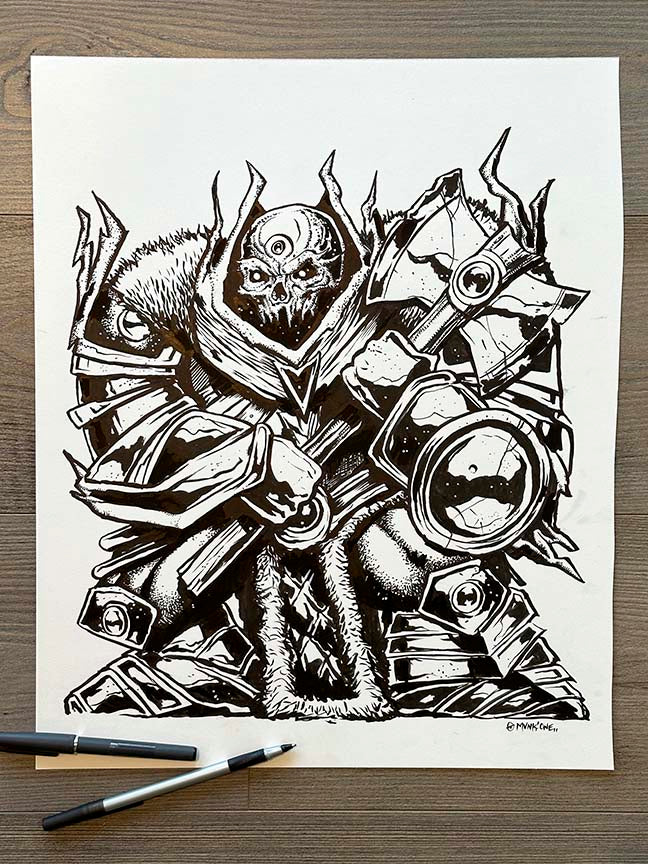 Skull Warrior Inks