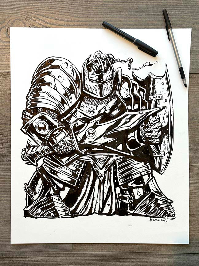 Robot Warrior Inks