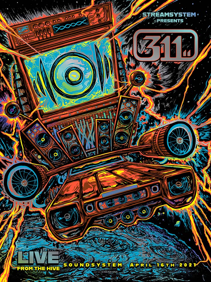 311 Soundsystem Rainbow Foil Variant AP – Invisible Industries LLC