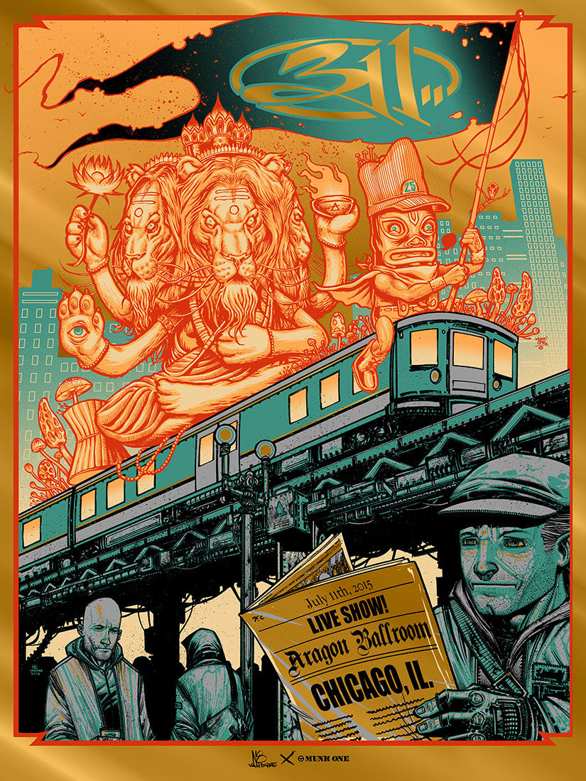 311 Chicago '15 Gold Foil