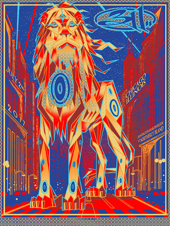 311 Chicago '17 Lion Bubblation Foil