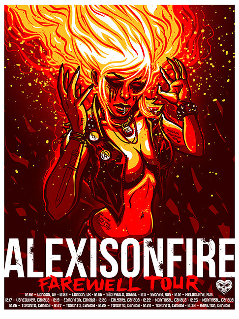 ALEXISONFIRE 2012  FAREWELL TOUR SET