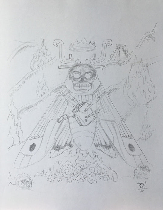 Mexico Moth Pencils