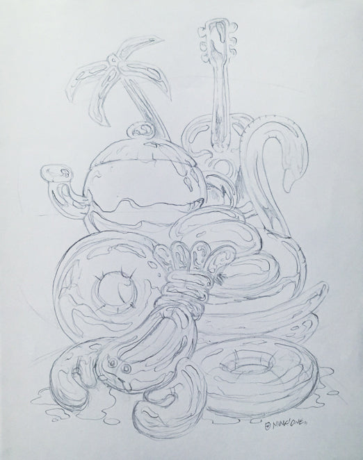 Pool Party Pencils