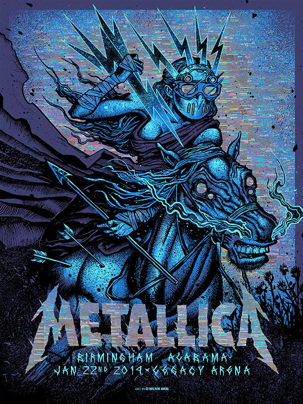 Metallica Birmingham Glitch Foil AP
