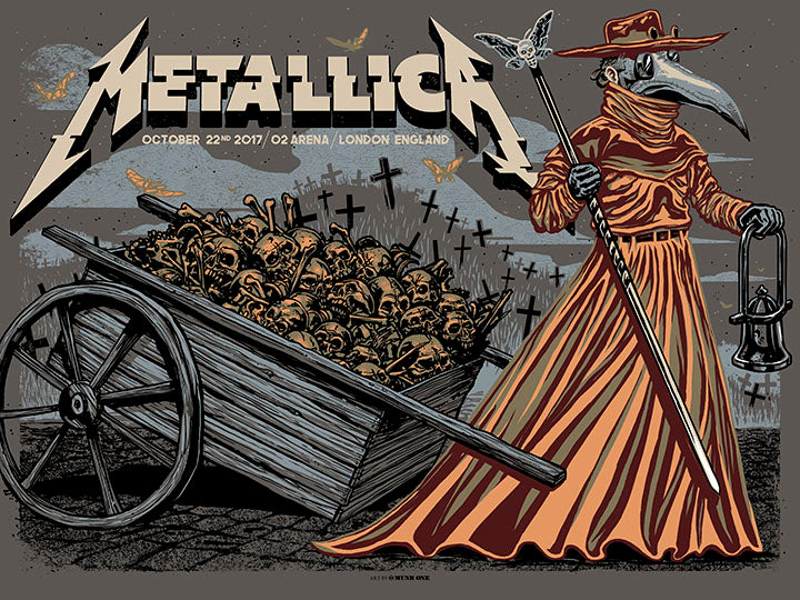 Metallica London Night 1 Beige Variant