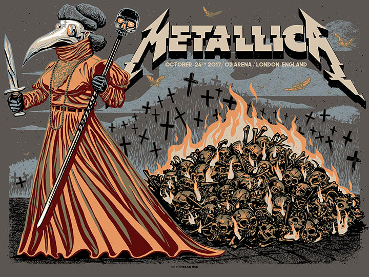 Metallica London Night 2 Beige Variant