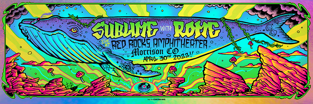 SUBLIME WITH ROME RED ROCKS RAINBOW FOIL AP
