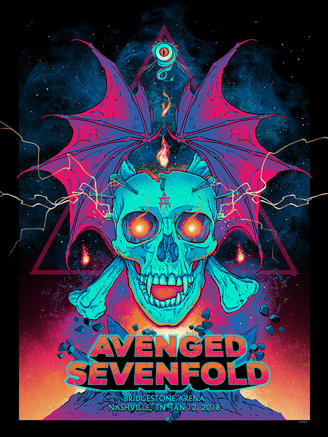 AVENGED SEVENFOLD NASHVILLE 2018