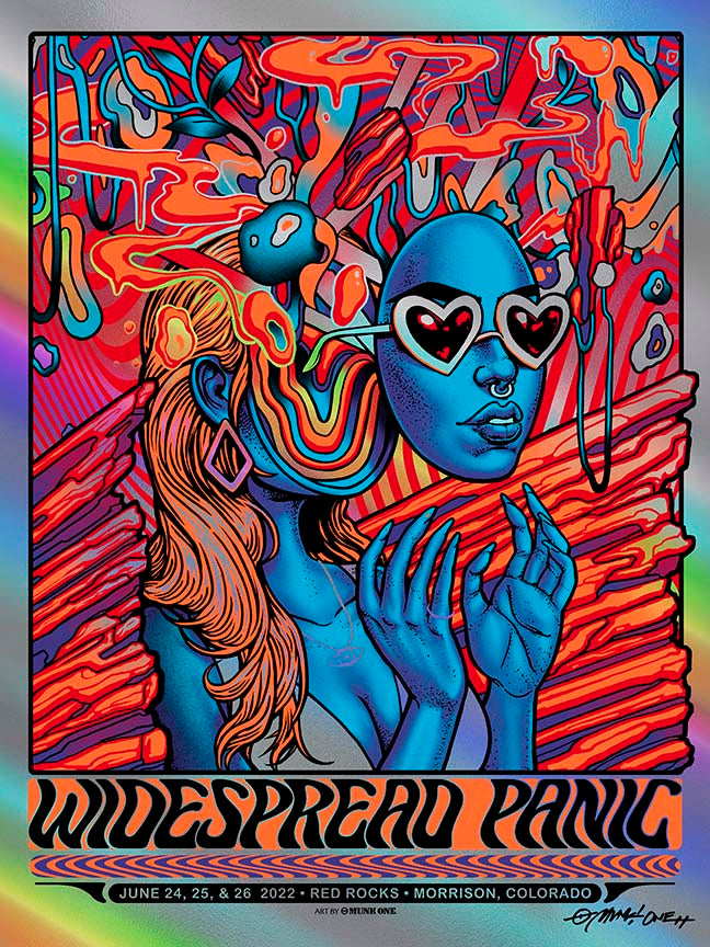 Widespread Panic Rainbow Foil AP